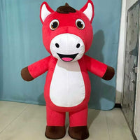 Inflatable Horse Mascot Costume for Performances and Events