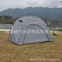 Camping Tent, 2 Person 4 Season Tent, Durable Family Backpacking Tent for Hiking and Mountaineering