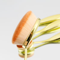 Japanese Hot Selling Oval Foundation Brush Toothbrush-shaped Powder Contour Makeup Brush