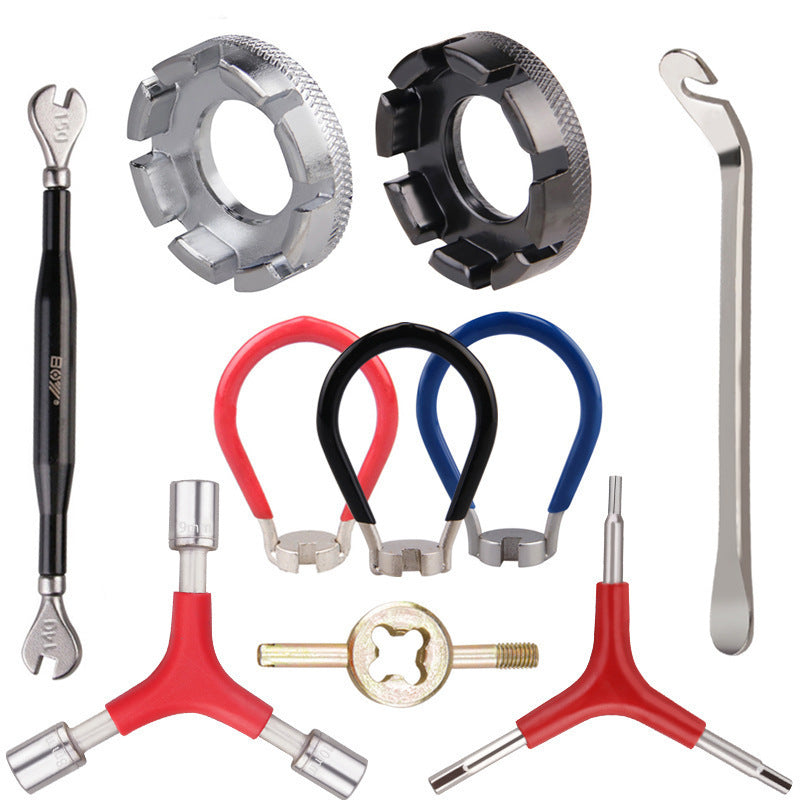 Road Mountain Bike Repair Tool Kit, Practical Three-Way Hex Wrench Set for Bicycle Maintenance