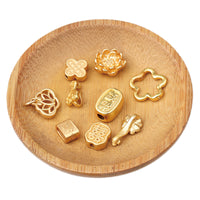 Vintage Gold Alloy Charms for DIY Bracelets and Jewelry Making