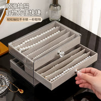 3-Layer Drawer Jewelry Organizer for Necklaces, Bracelets, Earrings, and Rings