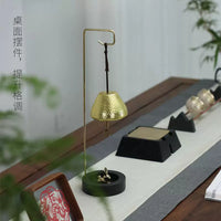 Hand-Hammered Copper Wind Chime Bell for Outdoor Meditation and Decor