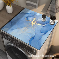 Diatomaceous Earth Marble Pattern Appliance Mat for Washing Machine, Stove, Coffee Maker