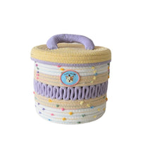 Handwoven Storage Basket for Desk and Home Decor