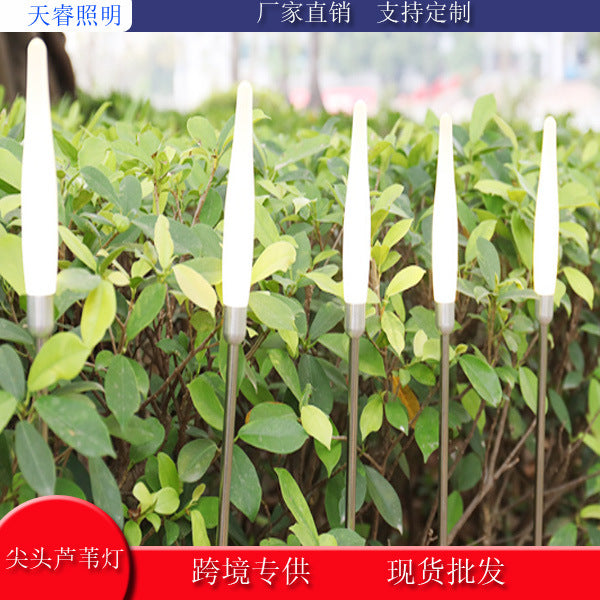 LED Reed Landscape Ground Plug Light Outdoor Waterproof Acrylic Rod