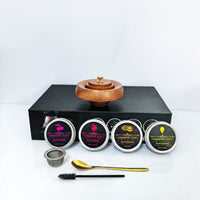Cocktail Smoker Kit with Wood Lid for Drinks and Food