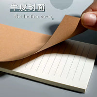 Mini Kraft Paper Tear-Off Notebook Set for Students, Portable Planner, To-Do List, Retro Pocket Notepad