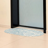 Diatomaceous Earth Bath Mat Quick Dry Non-Slip Absorbent Floor Mat for Shower and Entryway