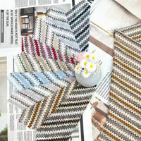 Hongfeng HF Double-Color Jacquard Knit Fabric for Autumn/Winter Apparel