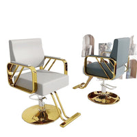 Hydraulic Reclining Barber Chair with Footrest for Salon Hair Styling