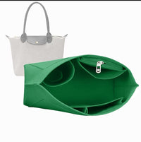 Felt Handbag Organizer Insert, Thickened Large Capacity Cosmetic Storage Liner for Dumpling Bags