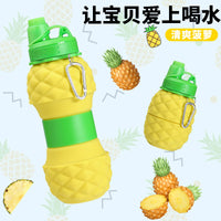 Collapsible Silicone Water Bottle, 700 ml, Portable Folding Cup for Outdoor Sports and Kids