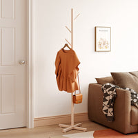 Modern Minimalist Garment Rack with Cross Base for Bedroom and Home Use