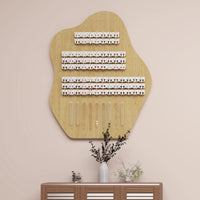 Wall-Mounted Pegboard Display for Jewelry and Accessories