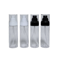 Fine Mist Spray Bottle with Pump Dispenser for Setting Spray Lotion, PET Plastic, 50ml-120ml