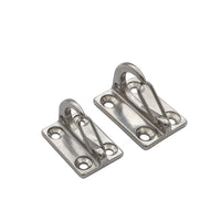 Square Buckle Spring Coat Hook Wall Mount Rope Hook for Marine and General Use