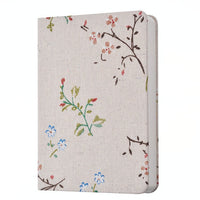 Floral and Tree A5 Lined Notebook with Blank Pages for Journaling and Diary