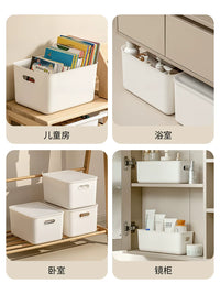 Xitianlong Stackable Storage Bins with Lids for Home and Office Organization