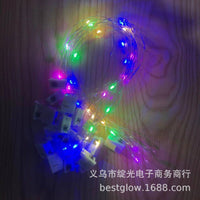 LED Copper Wire String Lights for Floral Arrangements, Cakes, and Gift Boxes - Starry Fairy Lights with 3 Flash Modes