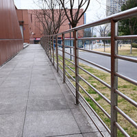 304 Stainless Steel Composite Pipe Guardrail for Landscape Riverways, Bridges, Stairs, and Roads