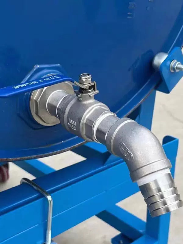 Stainless Steel Drum Faucet for 200L Oil Barrels, Chemical Liquid Dispenser Valve