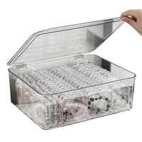 Acrylic Dustproof Bracelet Storage Box for Jewelry and Beads