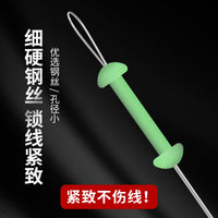 Self-Locking Silicone Lead Sheet Holders for Stream Fishing, 100-Pack