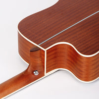 41-inch Sapele Matte Acoustic Guitar Set with Cutaway