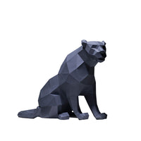 3D Papercraft Leopard Animal Model DIY Ornament for Home Decor