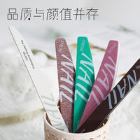 Professional Double-Sided Nail File Washable Sponge Buffer Polishing Strip for Manicure Pedicure