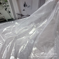 Stretch Breathable Mesh Spandex Fabric with Hot Stamping for Performance Wear