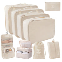 Portable Large Capacity Travel Storage Bag Set with Hanging Toiletry Bag