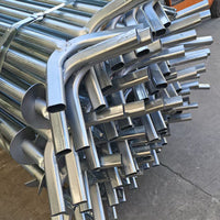Galvanized Steel Greenhouse Frame for Farming and Planting, Y-Stake Round Pipe