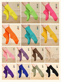 Danzbaby Anti-Slip Mid-Calf Dance Socks for Modern, Classical, and Chinese Dance Practice