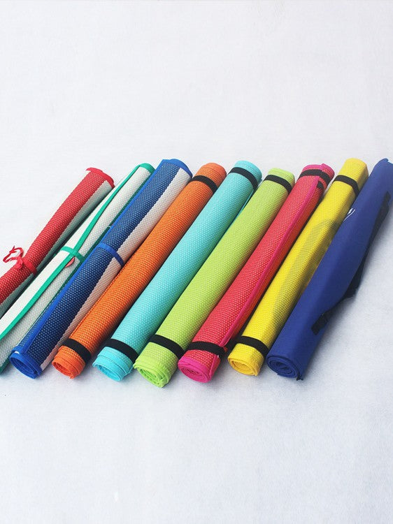 Outdoor Portable Foldable PP Tube Beach Mat Picnic Blanket Waterproof Moisture-proof