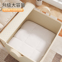Non-Woven Fabric Corrugated Clothes Storage Bag Extra Large Capacity Organizer for Home Bedroom Seasonal Storage