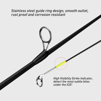 TEMU Ultra-Short Ice Fishing Rod for Winter Fishing
