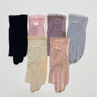 Lace UV Protection Driving Gloves for Women, Breathable Touchscreen Sunscreen Short Gloves