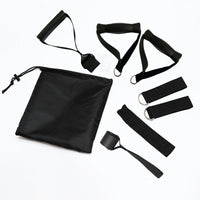 Resistance Band Accessory Kit with Handles, Ankle Straps, and Door Anchors
