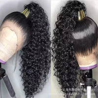 African American Kinky Curly Long Corn Wave Wig for Women