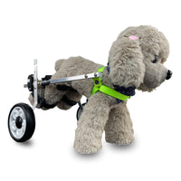 Pet Wheelchair for Disabled Dogs & Cats, Hind Leg Support Mobility Cart for Injured, Elderly, or Paralyzed Pets
