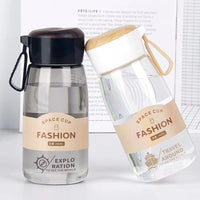 Portable Space Cup for Students and Outdoor Activities, Drop-proof Plastic Water Bottle