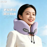 Miaoxixiong Memory Foam U-Shaped Neck Pillow for Travel and Napping