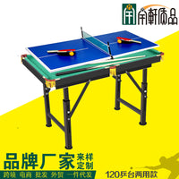 Kids 2-in-1 Billiards and Table Tennis Game Table Set for Family Fun