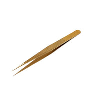High-Precision Brass Watchmaker's Tweezers, Anti-Magnetic, Soft-Tipped for Delicate Parts
