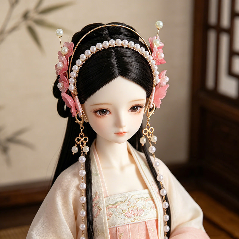 BJD Doll Chinese Style Tassel Headband for 1/6 1/8 Dolls