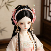 BJD Doll Chinese Style Tassel Headband for 1/6 1/8 Dolls