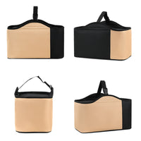 Large Capacity Insulated Picnic Basket Cooler Bag for Outdoor Activities and Shopping