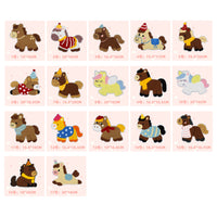 Cartoon Towel Embroidered Sew-On Patches for Down Jackets and Clothing Repair